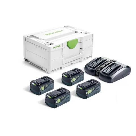 Begränsat antal Festool SYS 18V 4x5,0/TCL 6 DUO Laddpaket